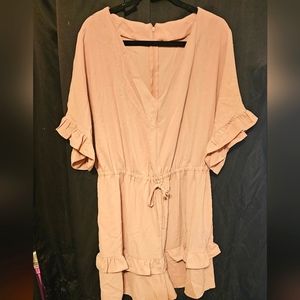 One piece lavender loose fitting